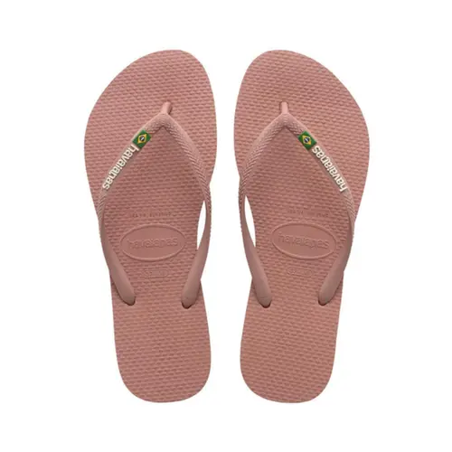 CHINELO HAVAIANA SLIM BRASIL ROSA CROCUS TAMANHO 33