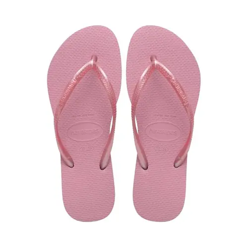 CHINELO HAVAIANA SLIM ROSA CHIFFON TAMANHO 37