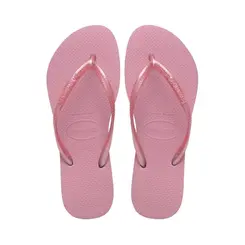 CHINELO HAVAIANA SLIM ROSA CHIFFON TAMANHO 37