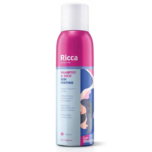 SHAMPOO A SECO RICCA SEM PERFUME 150ML