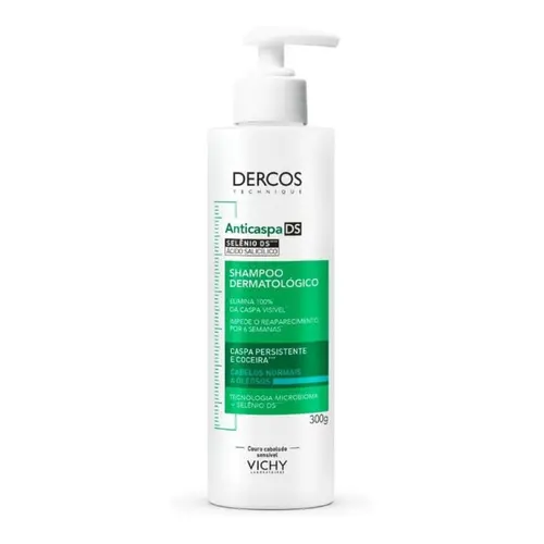 SHAMPOO VICHY DERCOS ANTICASPA PARA CABELOS NORMAIS A OLEOSOS 300G
