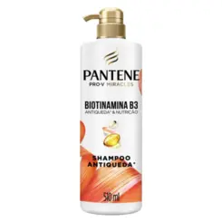SHAMPOO ANTIQUEDA & NUTRIÇÃO PANTENE PRO-V MIRACLES BIOTINAMINA B3 510ML
