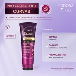 SHAMPOO EUDORA SIAGE - PRO CRONOLOGY CURVAS 250ML