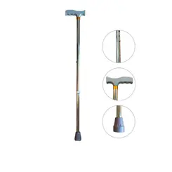 BENGALA DE ALUMINIO SUPERMEDY TIPO T PRATA