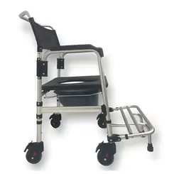 CADEIRA DE RODAS PARA BANHO ALUMINIO SUPERMEDY B100