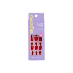 KIT UNHAS POSTIÇAS BROADWAY CLASSIC COLORS MIDNIGHT 28UN