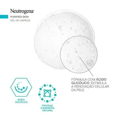 GEL DE LIMPEZA FACIAL NEUTROGENA PURIFIED SKIN 150G