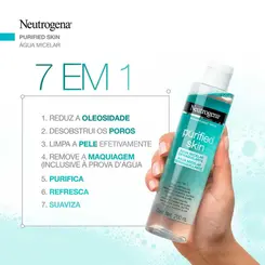 ÁGUA MICELAR NEUTROGENA PURIFIED SKIN 200ML