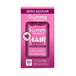 GUMMY HAIR TUTTI-FRUTTI ZERO COM 60 GOMAS