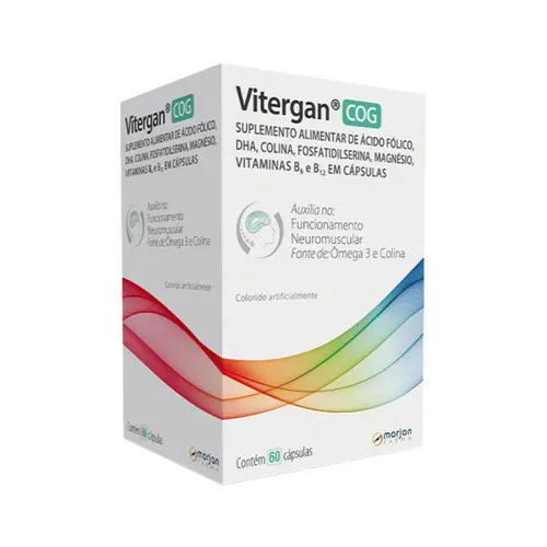 POLIVITAMÍNICO VITERGAN COG COM 60 CÁPSULAS