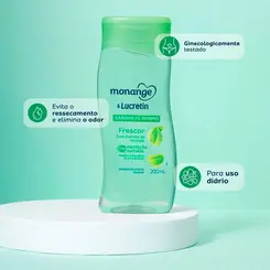 KIT SABONETE LIQUIDO INTIMO MONANGE & LUCRETIN FRESCOR COM 2 UN 200ML