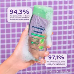 KIT SABONETE LIQUIDO INTIMO MONANGE & LUCRETIN FRESCOR COM 2 UN 200ML