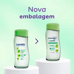 KIT SABONETE LIQUIDO INTIMO MONANGE & LUCRETIN FRESCOR COM 2 UN 200ML