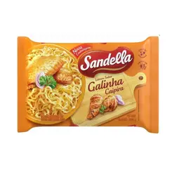 MACARRÃO INSTANTÂNEO SANDELLA LAMEN DE GALINHA CAIPIRA 85G