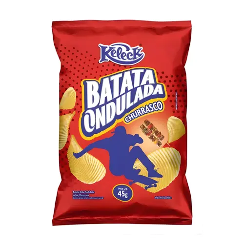 BATATA ONDULADA CHURRASCO KELECK 45G