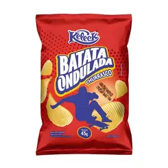 BATATA ONDULADA CHURRASCO KELECK 45G