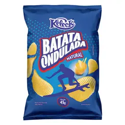 BATATA ONDULADA NATURAL KELECK 45G