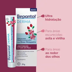 HIDRATANTE MULTIRRESTAURADOR BEPANTOL DERMA COM ROSA MOSQUETA 20G