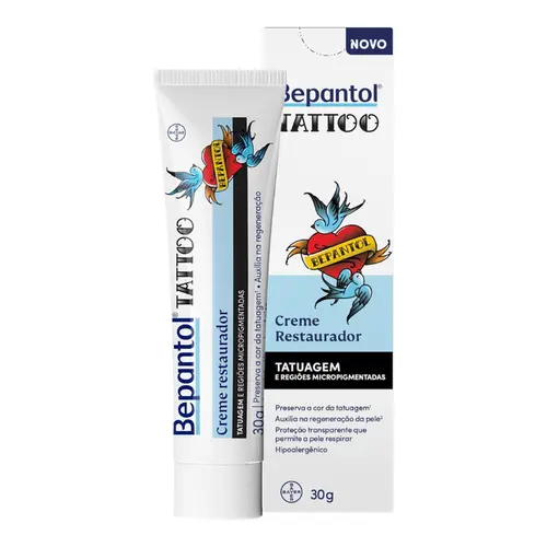 CREME RESTAURADOR BEPANTOL TATTOO 30G