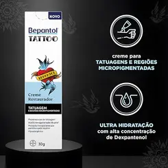CREME RESTAURADOR BEPANTOL TATTOO 30G