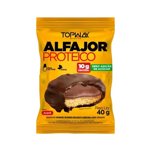 ALFAJOR PROTEICO AVELA TOPWAY 40G