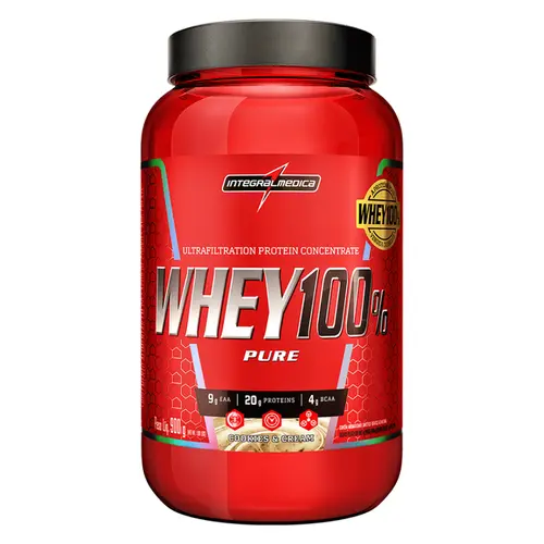 INTEGRALMEDICA - WHEY PROTEIN CONCENTRADO 100% COOKIES 900G