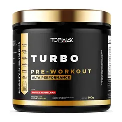 PRE TREINO TURBO TOPWAY - FRUTAS VERMELHAS 300G
