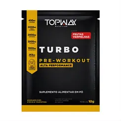 PRE TREINO TOPWAY FRUTAS VERMELHAS SACHE 10G