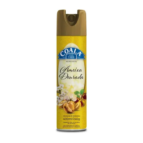 COALA ODORIZANTE AEROSSOL AMEIXA DOURADA 400ML