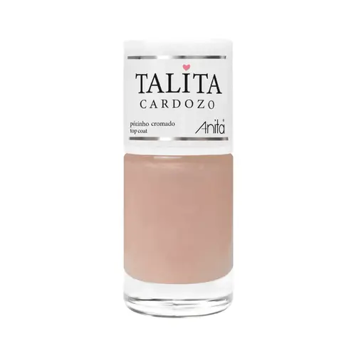 ESMALTE ANITA TOP COAT - POZINHO CROMADO BY TALITA CARDOZO 10ML