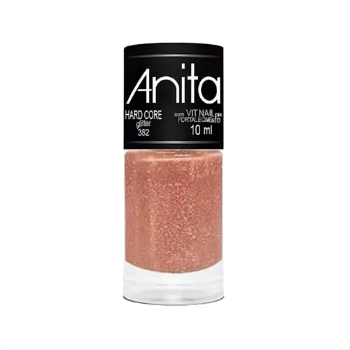 ESMALTE ANITA GLITTER HARD CORE 10ML