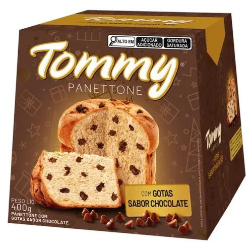 TOMMY PANETTONE GOTAS DE CHOCOLATE 400G