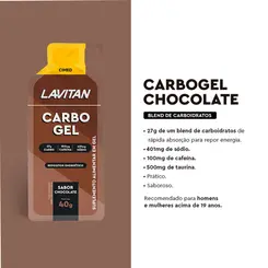 LAVITAN CARBOGEL SABOR CHOCOLATE SACHÊ 40G