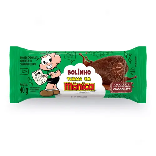BOLINHO TURMA DA MONICA SABOR CHOCOLATE 40G