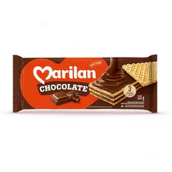 BOLACHA WAFER MARILAN SABOR CHOCOLATE 80G
