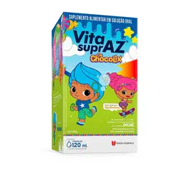 POLIVITAMINICO VITA SUPR-AZ OS CHOCOLIX ALGODÃO DOCE 120 ML