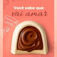 BOMBOM YAMO CHOCOLATE BRANCO COM CREME DE AVELA 15G