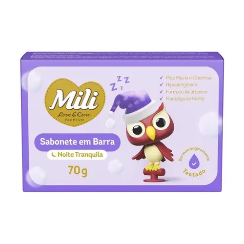 SABONETE MILI INFANTIL LAVANDA 70G