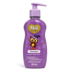 SHAMPOO INFANTIL MILI LOVE CARE NOITE TRANQUILA LAVANDA 200ML