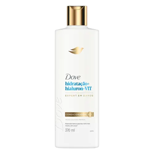 CONDICIONADOR DOVE HIDRATAÇÃO + HIALURON-VIT 370ML