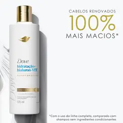 CONDICIONADOR DOVE HIDRATAÇÃO + HIALURON-VIT 370ML