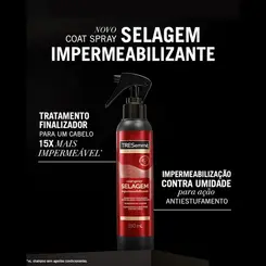 SPRAY FINALIZADOR TRESEMME COAT SELAGEM IMPERMEABILIZANTE 180ML
