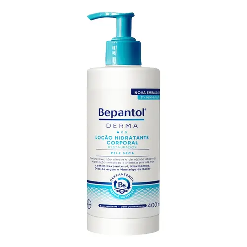 LOÇÃO HIDRATANTE CORPORAL BEPANTOL DERMA 400ML