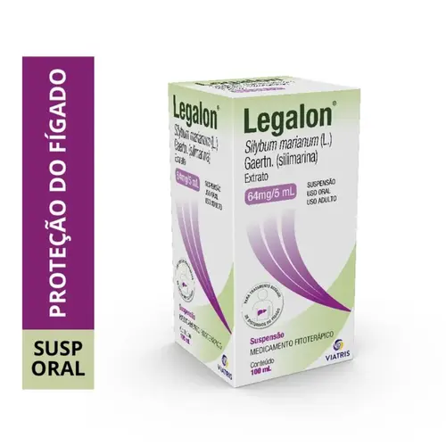 LEGALON 64MG SUSPENÇÃO ORAL 100ML