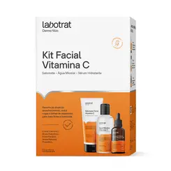 KIT SKINCARE LABOTRAT VITAMINA C SABONETE + ÁGUA MICELAR + SERUM HIDRATANTE