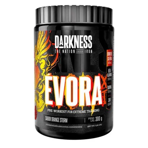 PRE TREINO EVORA XT DARKNESS ORANGE STORM 300G