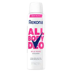 DESODORANTE CORPORAL AEROSOL REXONA ALL BODY WILD ROSE 150ML