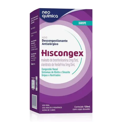 HISCONGEX XAROPE - DESCONGESTIONANTE ANTIALÉRGICO 120ML