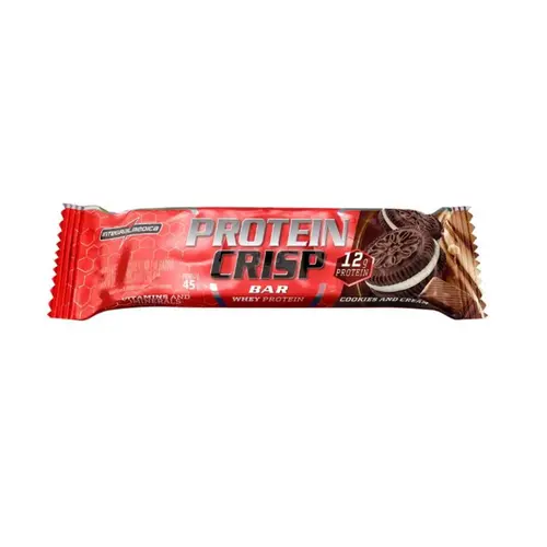 BARRA DE PROTEINA INTEGRALMEDICA PROTEIN CRISP COOKIES AND CREAM 45G