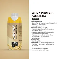 LAVITAN WHEY PROTEIN 15G - BEBIDA PROTEICA SABOR BAUNILHA 250ML